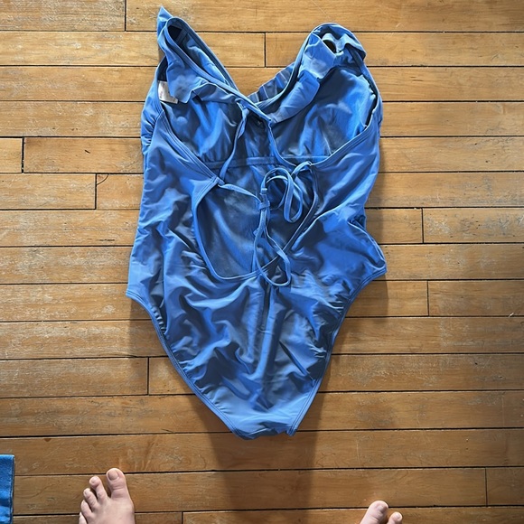 EUC blue One Piece Swimsuit - Picture 2 of 2